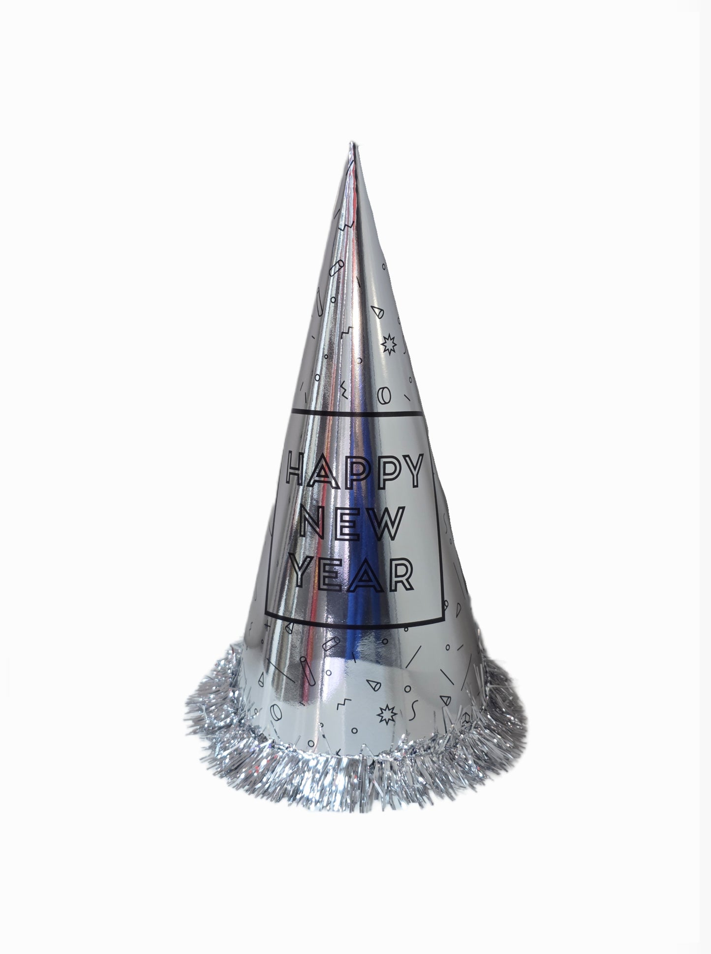 CAPPELLO CONO IN CARTA HAPPY NEW YEAR