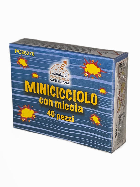 MINICICCIOLO PETARDO CON MICCIA 40 PZ 0.06GR