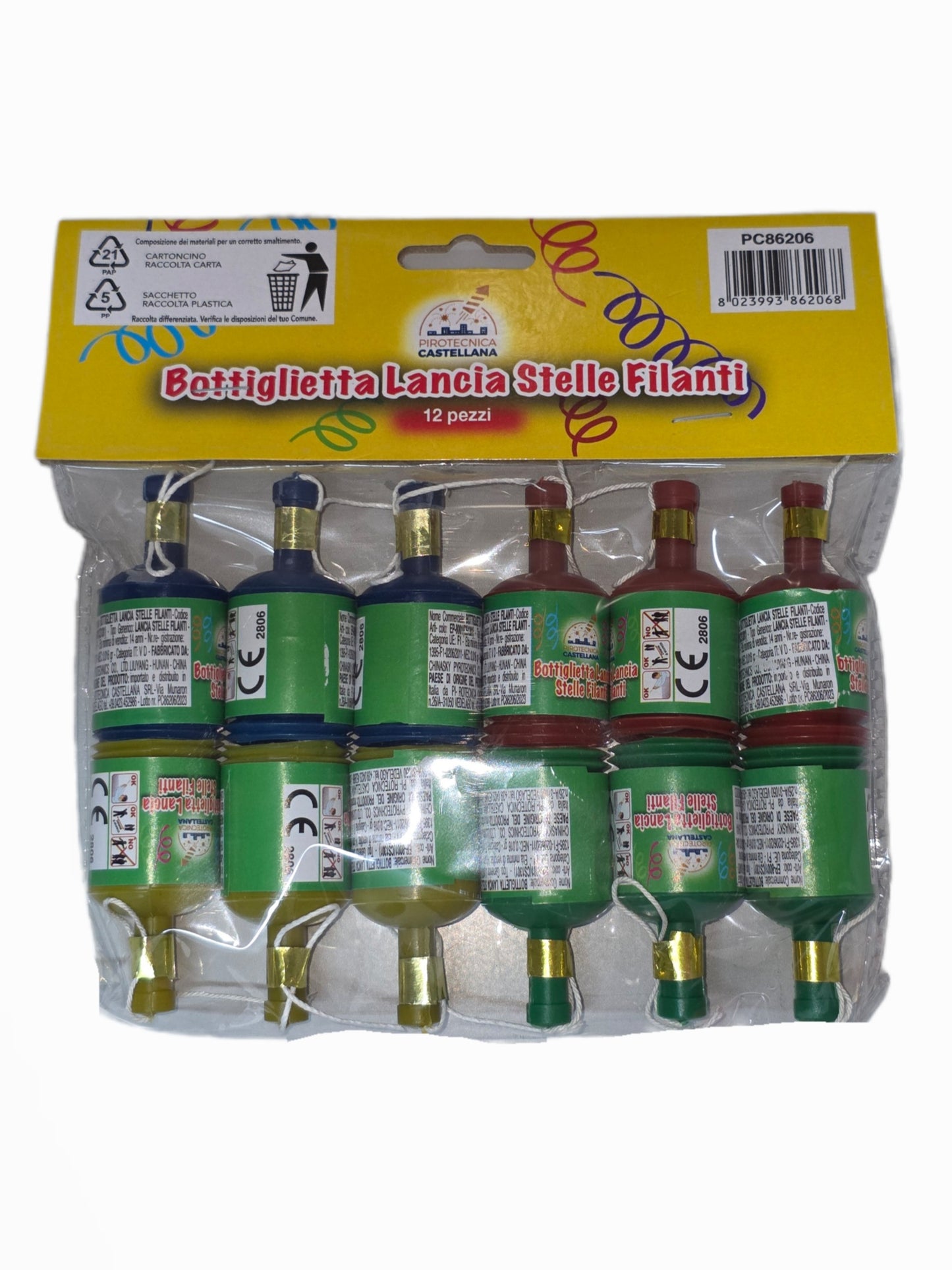 BOTTIGLIETTA LANCIA STELLE FILANTI