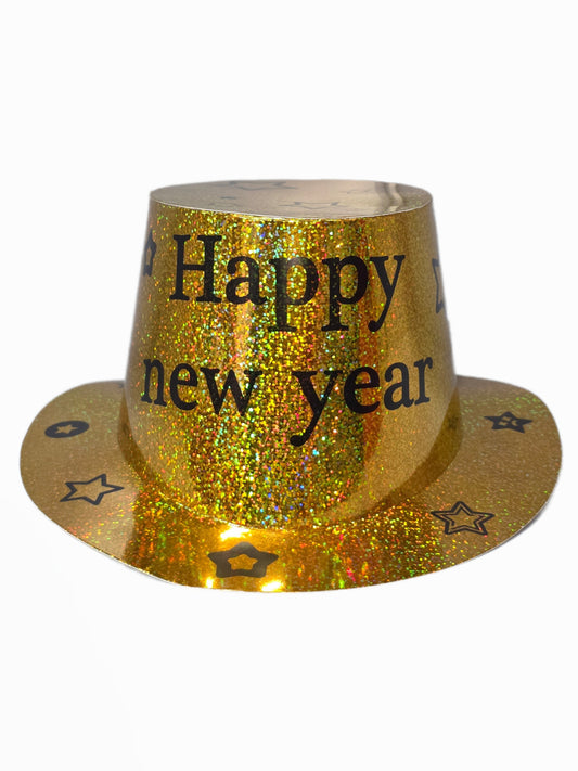CAPPELLO CILINDRO IN CARTA HAPPY NEW YEAR