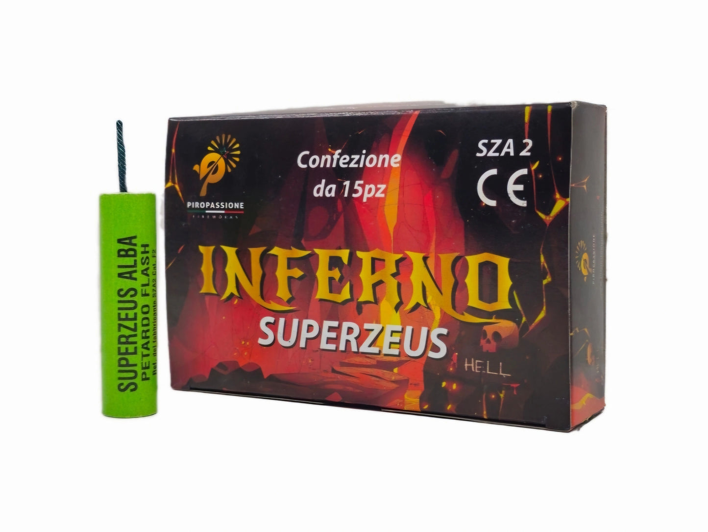 SUPERZEUS INFERNO PETARDO CON MICCIA 15 PZ