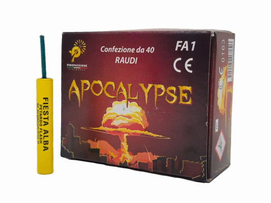 RAUDO APOCALYPSE PETARDO CON MICCIA 40 PZ