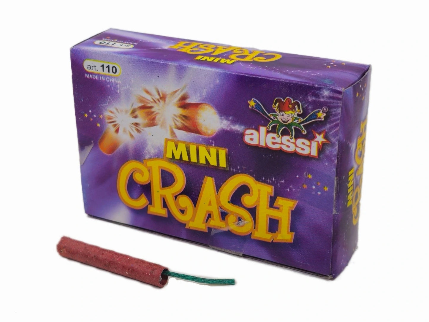 MINI CRASH PETARDO CON MICCIA 50 PZ